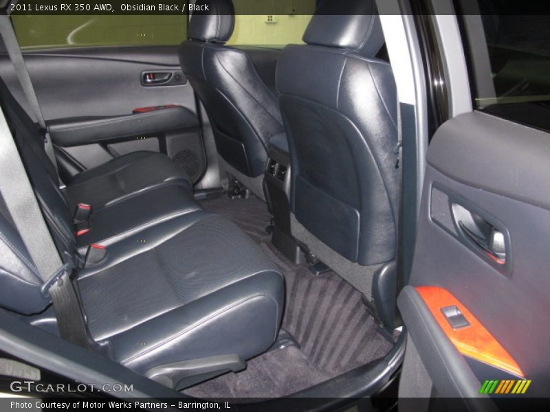 Obsidian Black / Black 2011 Lexus RX 350 AWD