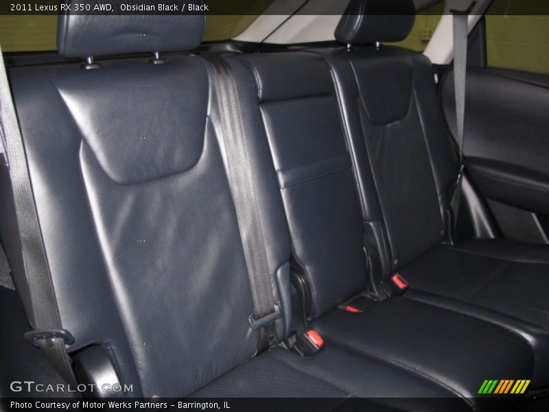 Obsidian Black / Black 2011 Lexus RX 350 AWD