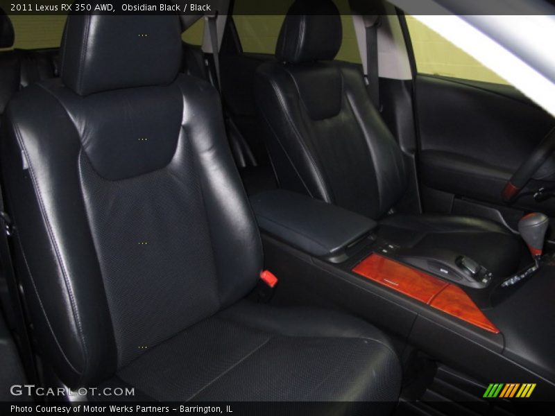 Obsidian Black / Black 2011 Lexus RX 350 AWD