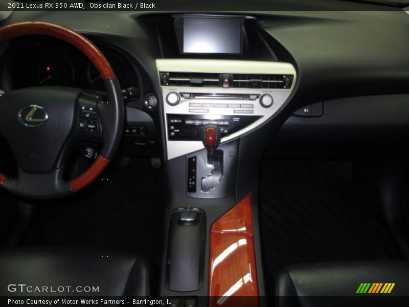 Obsidian Black / Black 2011 Lexus RX 350 AWD