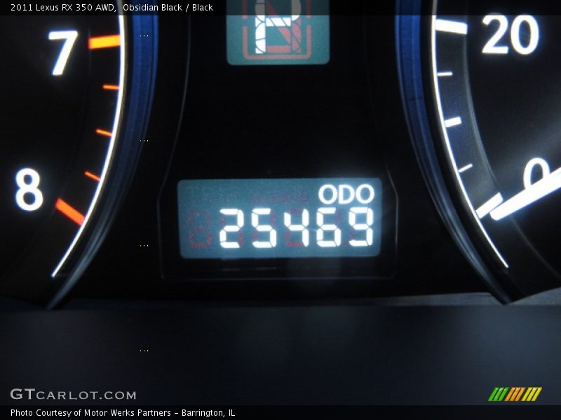Obsidian Black / Black 2011 Lexus RX 350 AWD