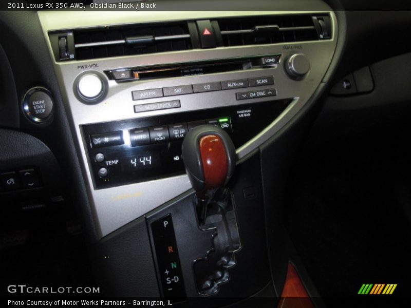 Obsidian Black / Black 2011 Lexus RX 350 AWD