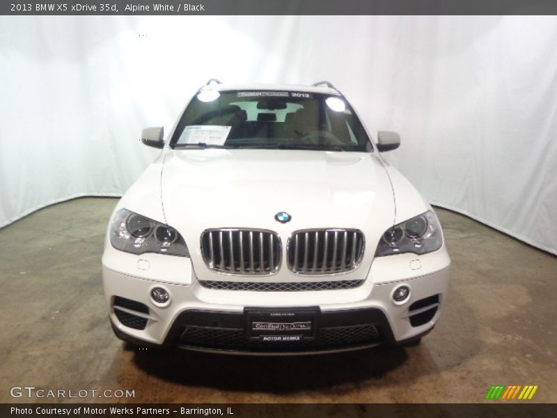 Alpine White / Black 2013 BMW X5 xDrive 35d