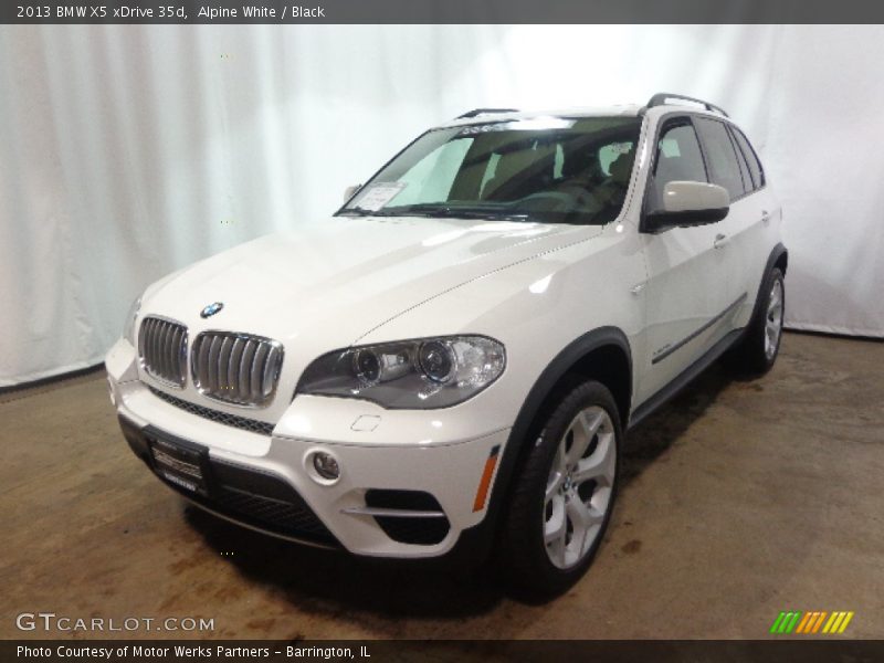 Alpine White / Black 2013 BMW X5 xDrive 35d