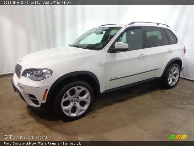 Alpine White / Black 2013 BMW X5 xDrive 35d