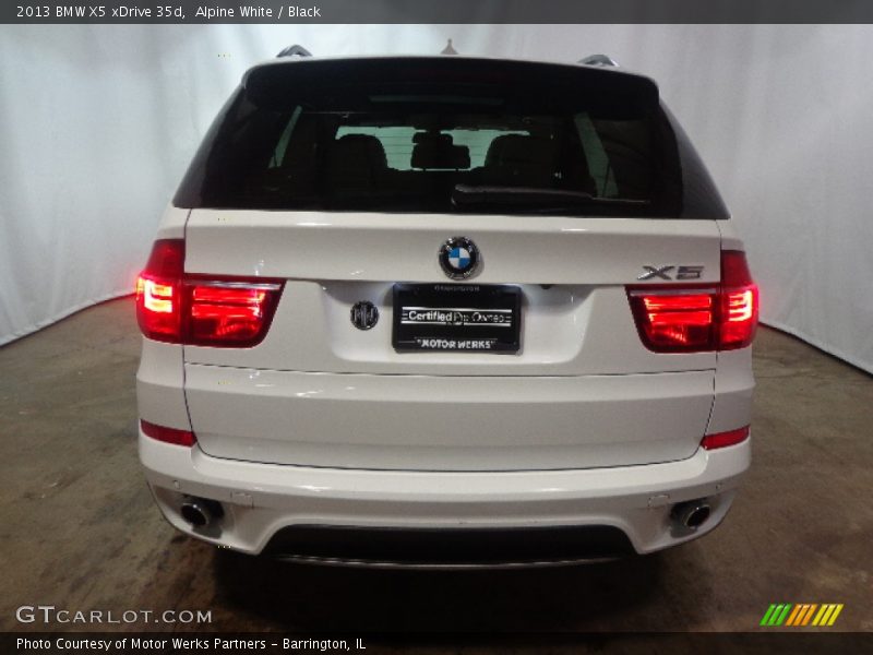 Alpine White / Black 2013 BMW X5 xDrive 35d