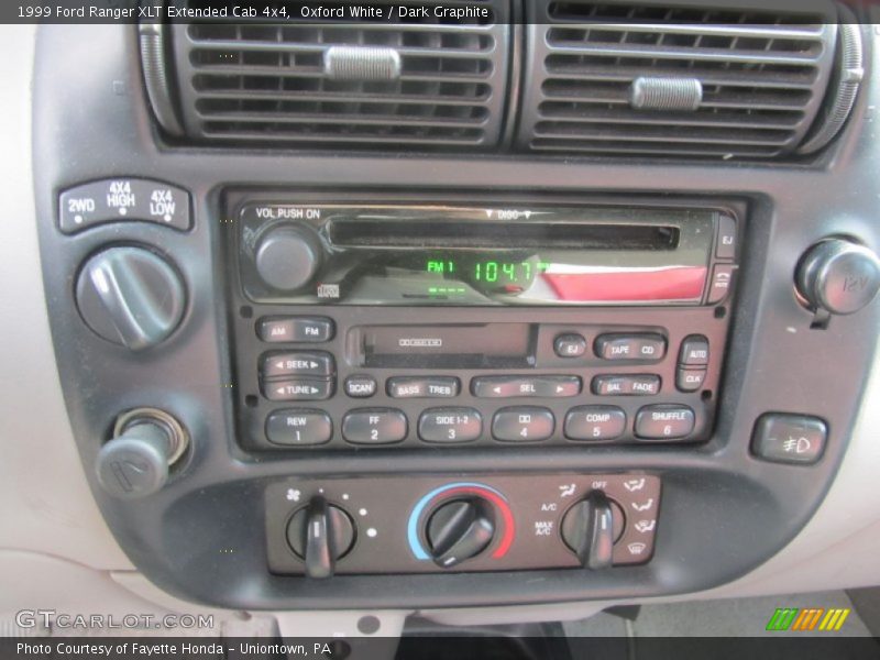 Oxford White / Dark Graphite 1999 Ford Ranger XLT Extended Cab 4x4
