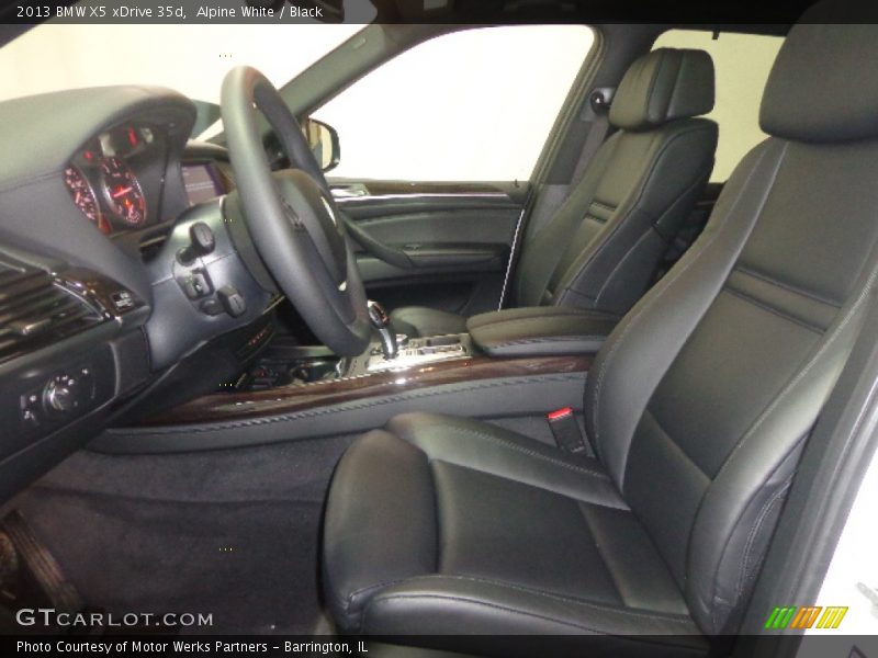Alpine White / Black 2013 BMW X5 xDrive 35d