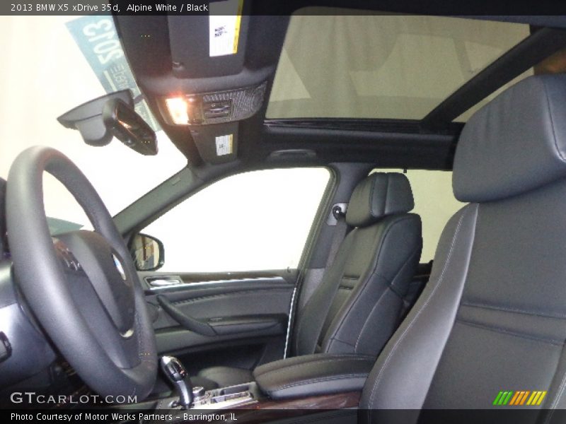 Alpine White / Black 2013 BMW X5 xDrive 35d