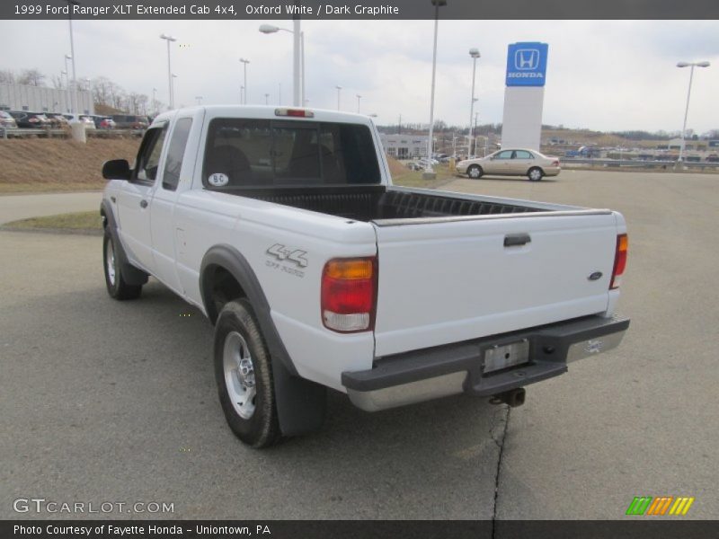 Oxford White / Dark Graphite 1999 Ford Ranger XLT Extended Cab 4x4