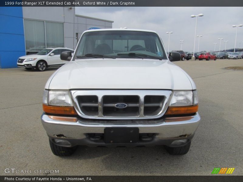 Oxford White / Dark Graphite 1999 Ford Ranger XLT Extended Cab 4x4
