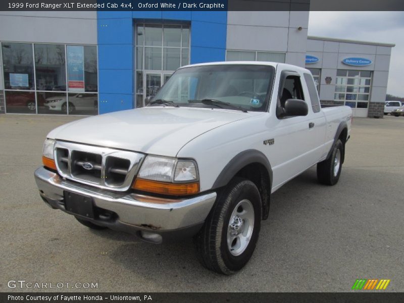 Oxford White / Dark Graphite 1999 Ford Ranger XLT Extended Cab 4x4