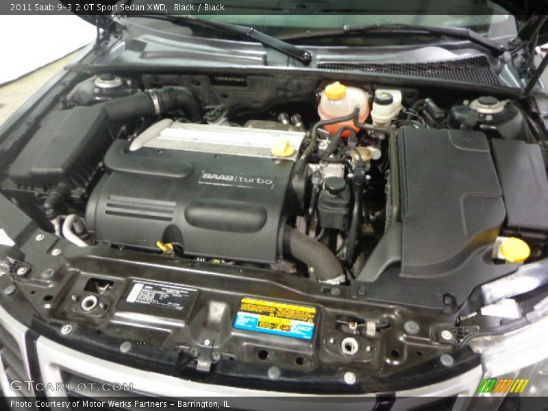 Black / Black 2011 Saab 9-3 2.0T Sport Sedan XWD