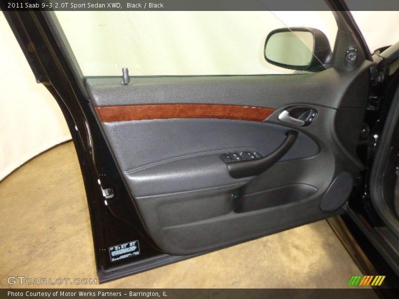 Black / Black 2011 Saab 9-3 2.0T Sport Sedan XWD