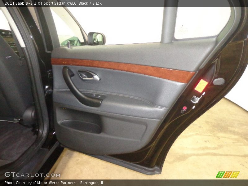 Black / Black 2011 Saab 9-3 2.0T Sport Sedan XWD