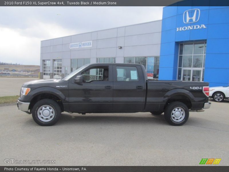 Tuxedo Black / Medium Stone 2010 Ford F150 XL SuperCrew 4x4