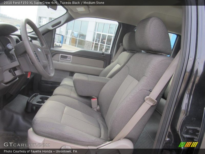 Tuxedo Black / Medium Stone 2010 Ford F150 XL SuperCrew 4x4