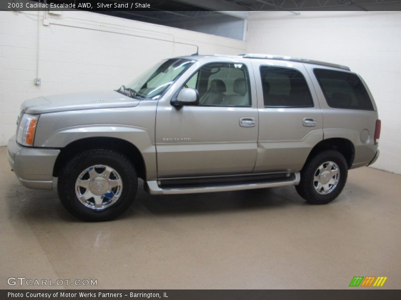 Silver Sand / Shale 2003 Cadillac Escalade AWD