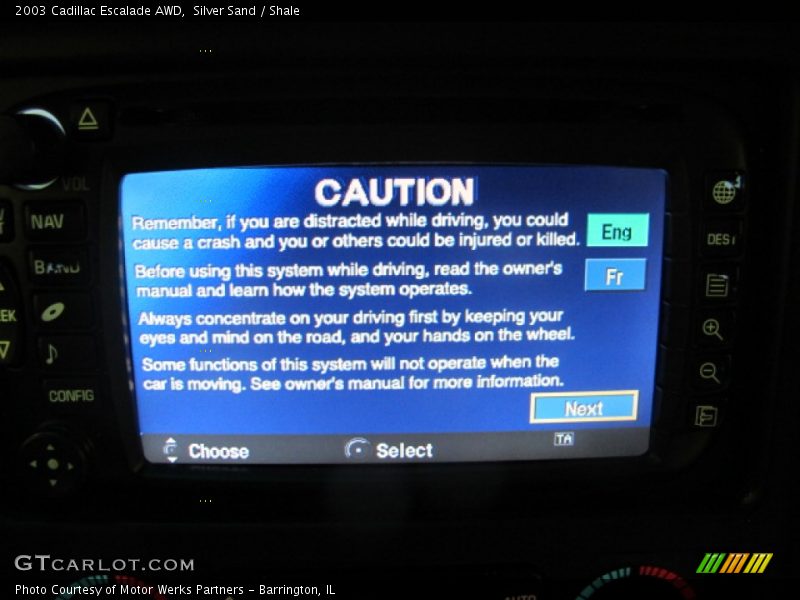 Silver Sand / Shale 2003 Cadillac Escalade AWD