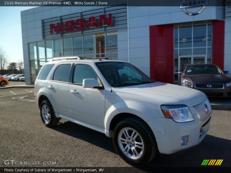 White Suede / Stone 2010 Mercury Mariner V6 Premier 4WD