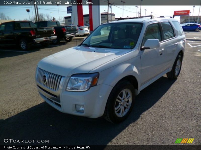 White Suede / Stone 2010 Mercury Mariner V6 Premier 4WD