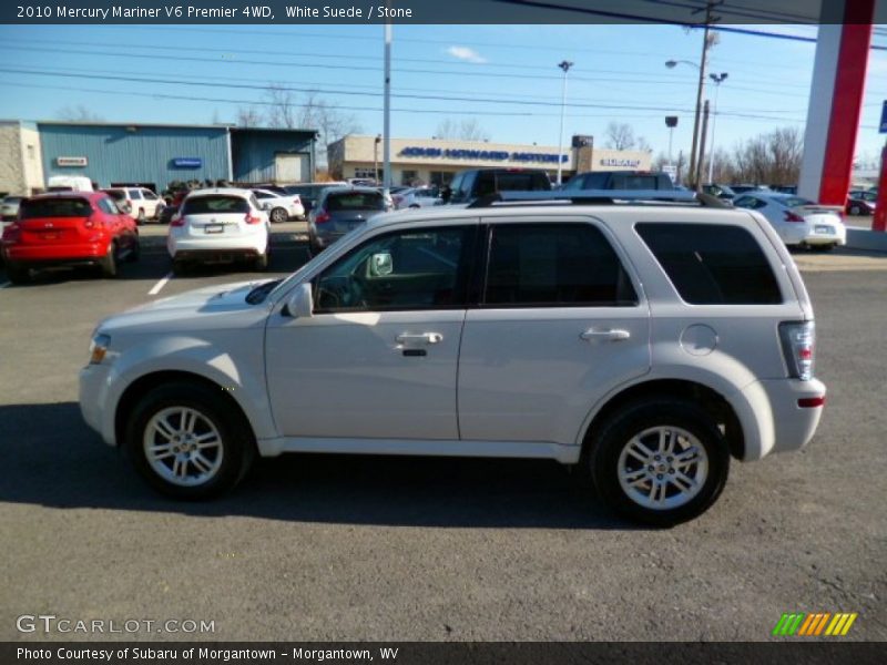 White Suede / Stone 2010 Mercury Mariner V6 Premier 4WD