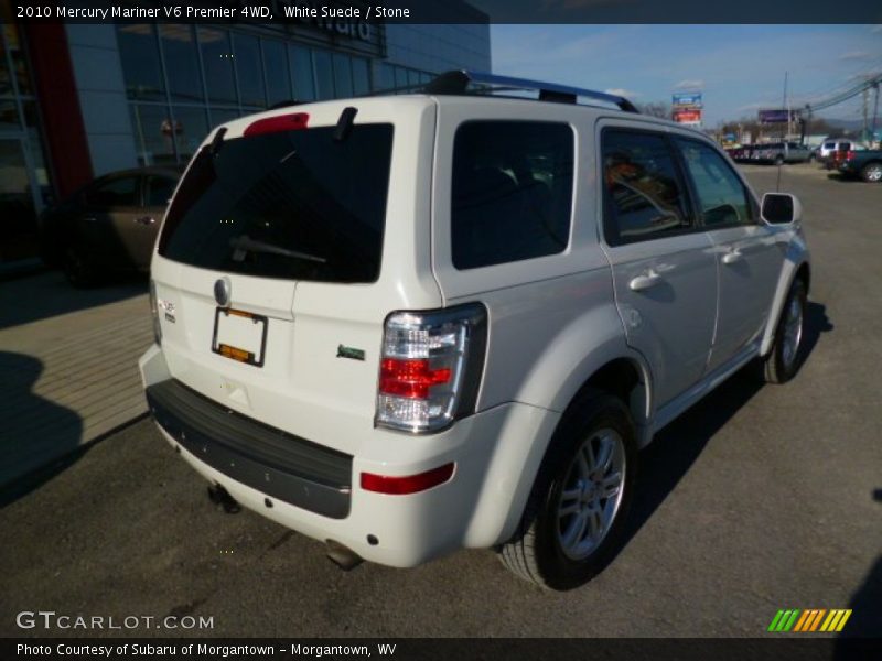 White Suede / Stone 2010 Mercury Mariner V6 Premier 4WD