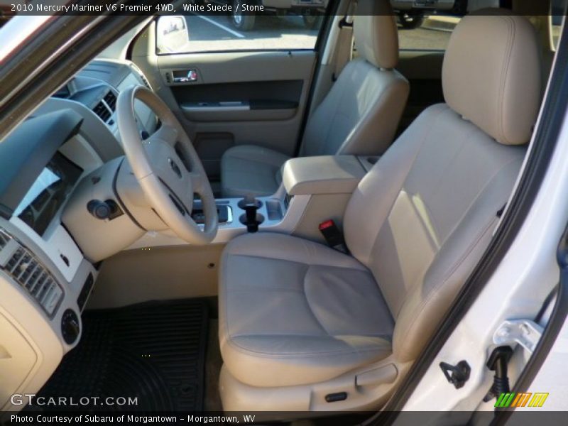 White Suede / Stone 2010 Mercury Mariner V6 Premier 4WD