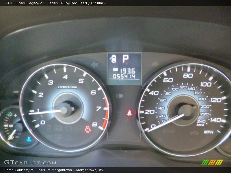 Ruby Red Pearl / Off Black 2010 Subaru Legacy 2.5i Sedan
