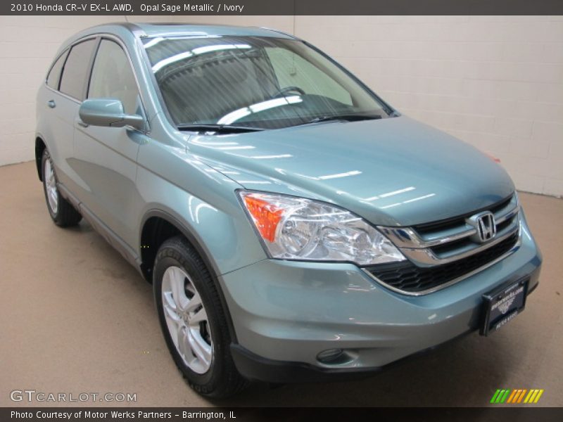 Opal Sage Metallic / Ivory 2010 Honda CR-V EX-L AWD