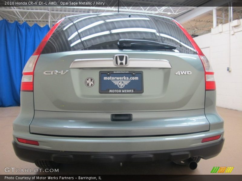 Opal Sage Metallic / Ivory 2010 Honda CR-V EX-L AWD