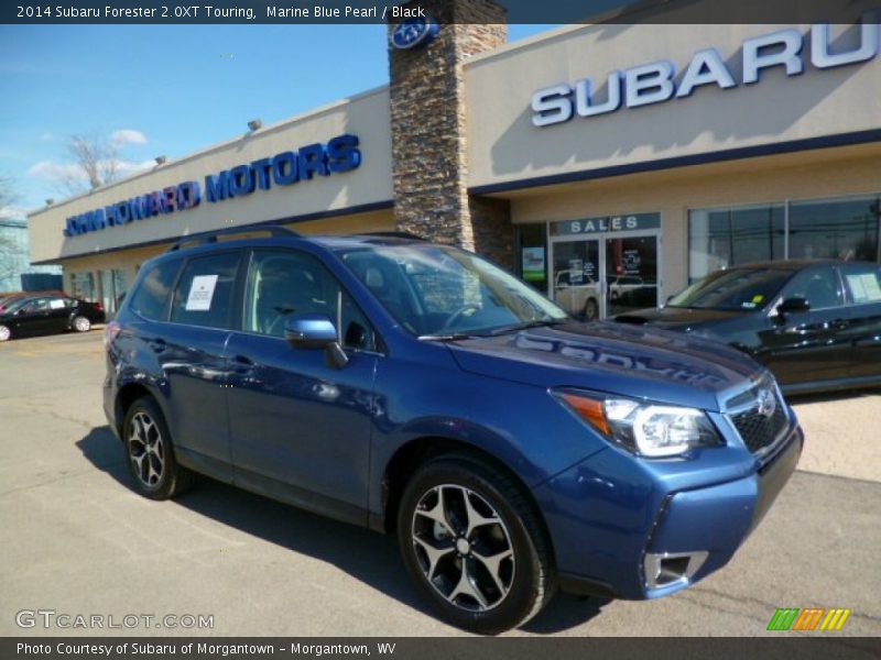 Marine Blue Pearl / Black 2014 Subaru Forester 2.0XT Touring