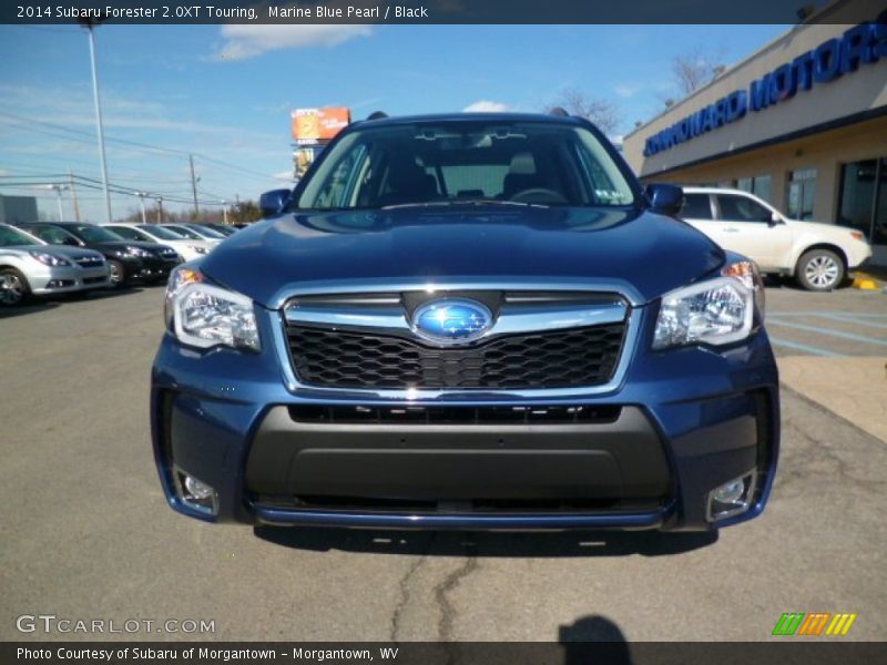 Marine Blue Pearl / Black 2014 Subaru Forester 2.0XT Touring