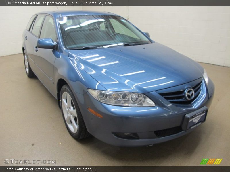 Squall Blue Metallic / Gray 2004 Mazda MAZDA6 s Sport Wagon