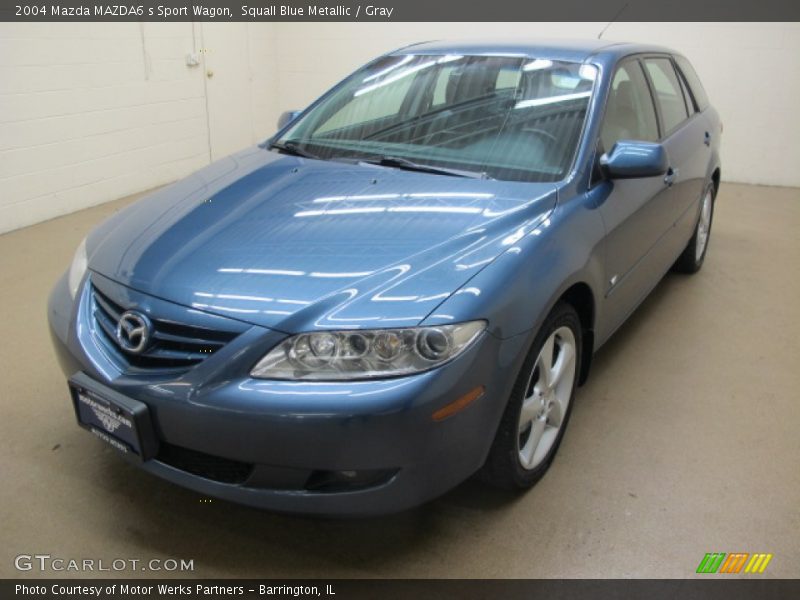 Squall Blue Metallic / Gray 2004 Mazda MAZDA6 s Sport Wagon