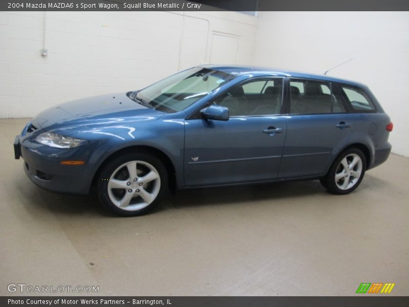 Squall Blue Metallic / Gray 2004 Mazda MAZDA6 s Sport Wagon