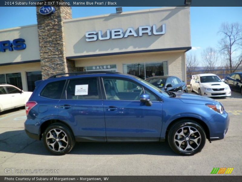 Marine Blue Pearl / Black 2014 Subaru Forester 2.0XT Touring