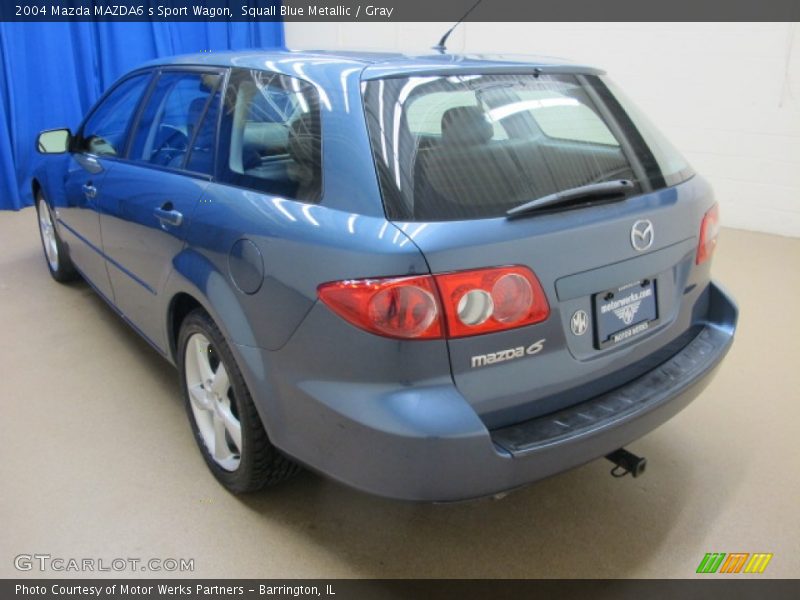 Squall Blue Metallic / Gray 2004 Mazda MAZDA6 s Sport Wagon