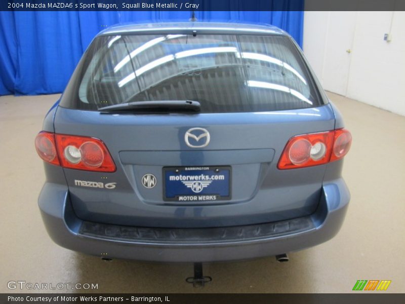 Squall Blue Metallic / Gray 2004 Mazda MAZDA6 s Sport Wagon
