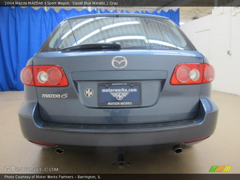 Squall Blue Metallic / Gray 2004 Mazda MAZDA6 s Sport Wagon