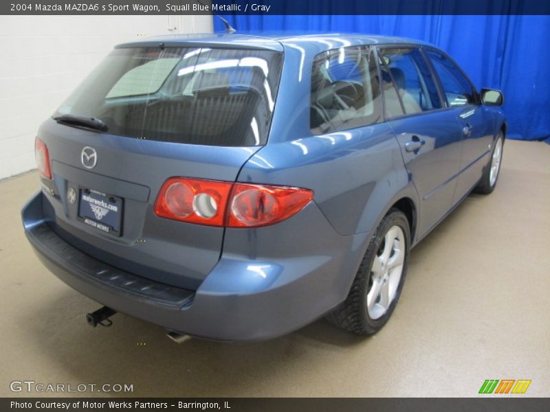 Squall Blue Metallic / Gray 2004 Mazda MAZDA6 s Sport Wagon