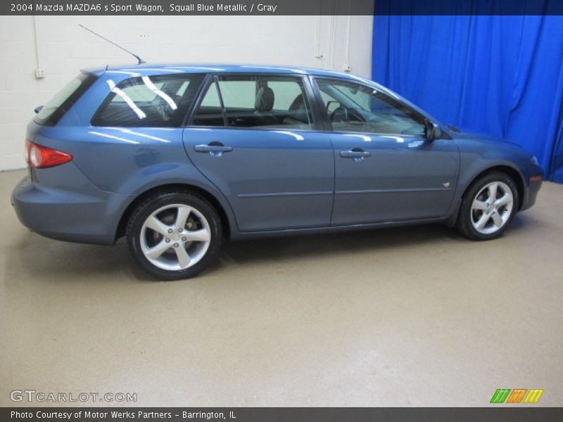 Squall Blue Metallic / Gray 2004 Mazda MAZDA6 s Sport Wagon