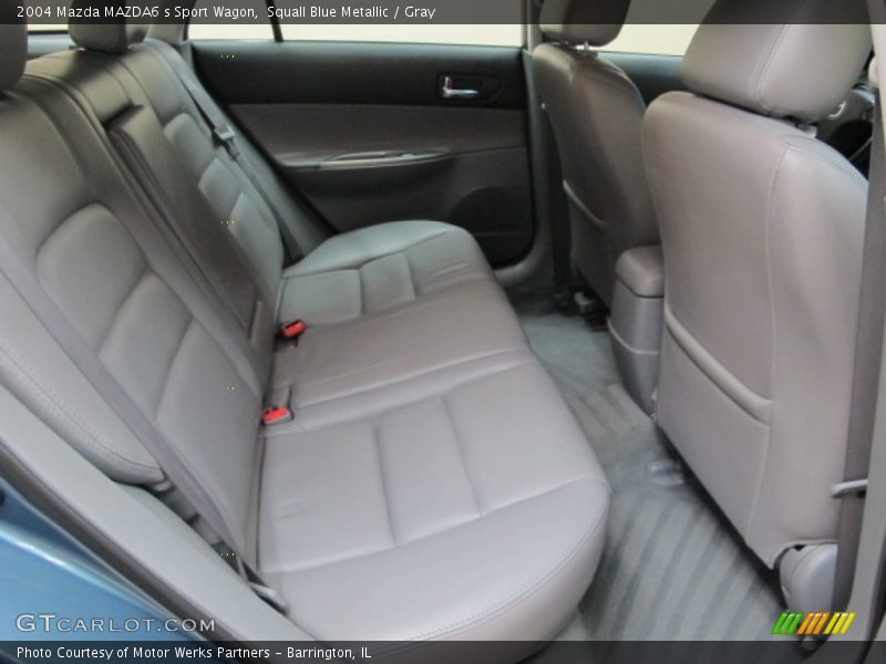 Squall Blue Metallic / Gray 2004 Mazda MAZDA6 s Sport Wagon