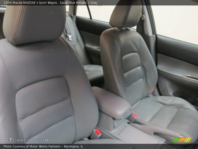 Squall Blue Metallic / Gray 2004 Mazda MAZDA6 s Sport Wagon