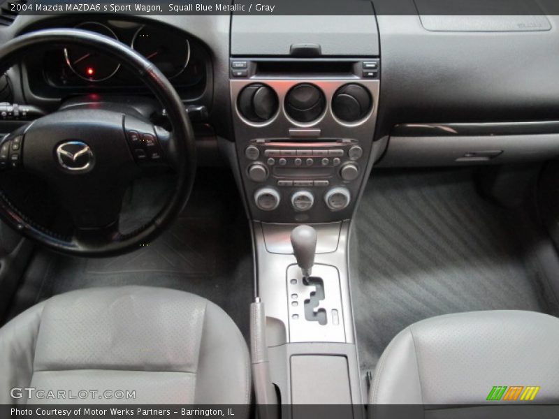 Squall Blue Metallic / Gray 2004 Mazda MAZDA6 s Sport Wagon