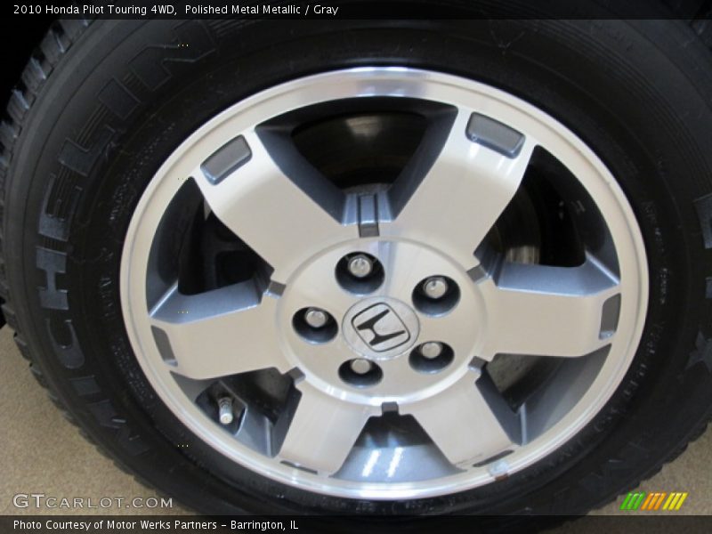 Polished Metal Metallic / Gray 2010 Honda Pilot Touring 4WD