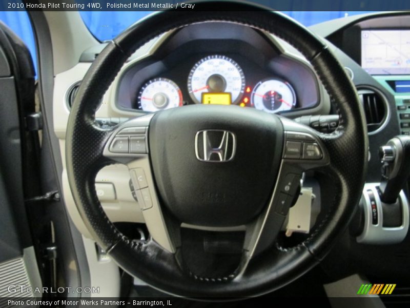 Polished Metal Metallic / Gray 2010 Honda Pilot Touring 4WD