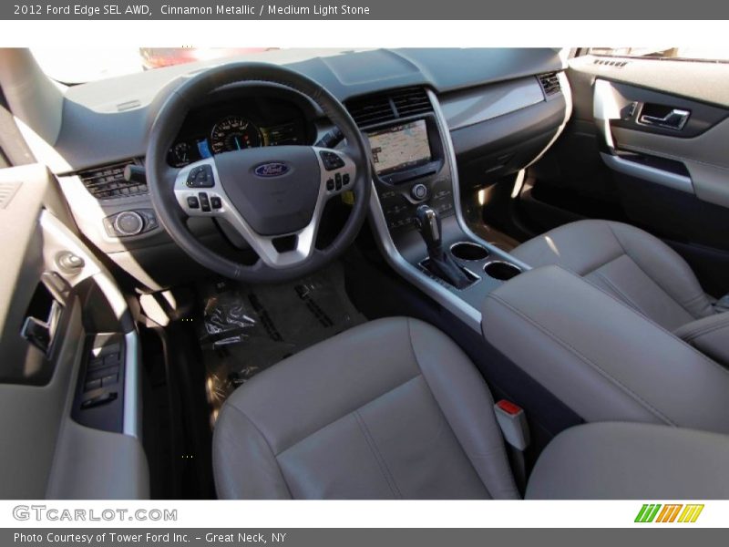 Cinnamon Metallic / Medium Light Stone 2012 Ford Edge SEL AWD