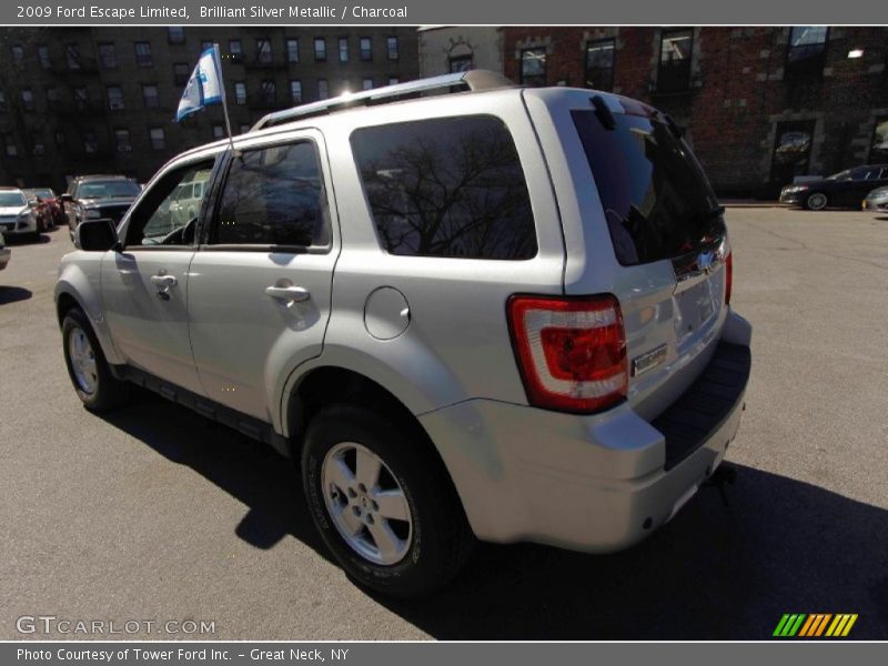 Brilliant Silver Metallic / Charcoal 2009 Ford Escape Limited