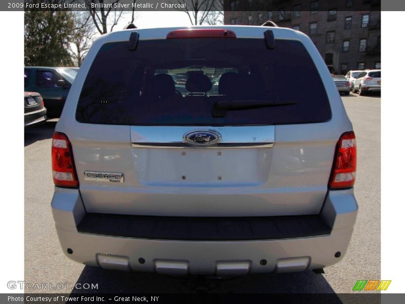 Brilliant Silver Metallic / Charcoal 2009 Ford Escape Limited